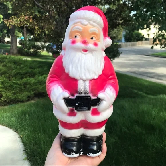 12” vintage Regal Toys made in Canada blow mold Santa Claus retro Christmas - Picture 1 of 9
